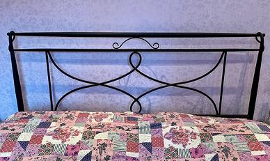 Letto matrimoniale ferro battuto