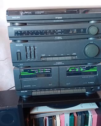 impianto stereo + 2 casse