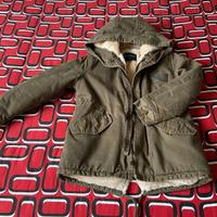 Parka in jeans con pelliccia tg. 8 anni