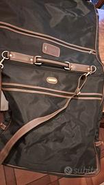 Porta abiti da viaggio vintage "New Flight" – Nero