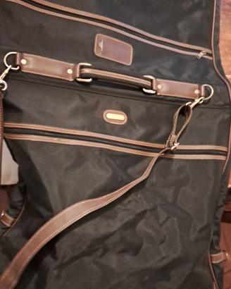 Porta abiti da viaggio vintage "New Flight" – Nero