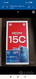 Redmi 15 C, mai usato, nuovo.