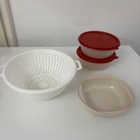 Set Tupperware e scolapasta in omaggio