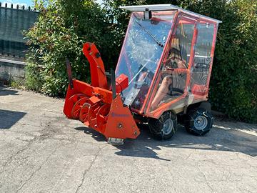 T41 Tagliaerba trattorino Husqvarna con fresa da n