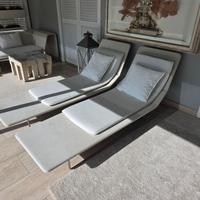 Lettino prendisole mare giardino SURF Paola Lenti