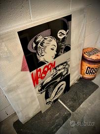 Quadro cristallo Diabolik