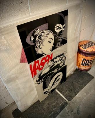 Quadro cristallo Diabolik