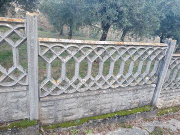 Recinzioni modulari in cemento