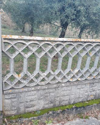 Recinzioni modulari in cemento