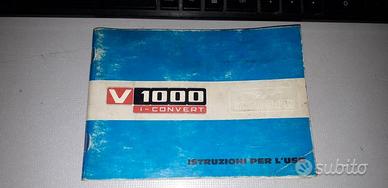 libretto uso manutenzione GUZZI V1000 IDROCONVERT