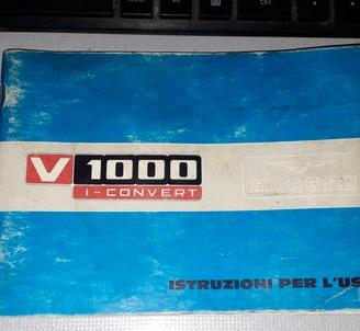 libretto uso manutenzione GUZZI V1000 IDROCONVERT