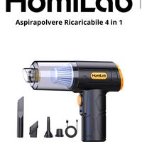 Aspirapolvere Homilab ricaricabile 4 in 1
