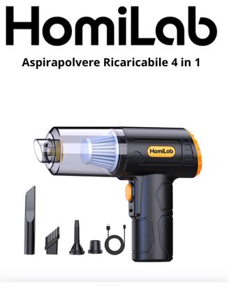 Aspirapolvere Homilab ricaricabile 4 in 1