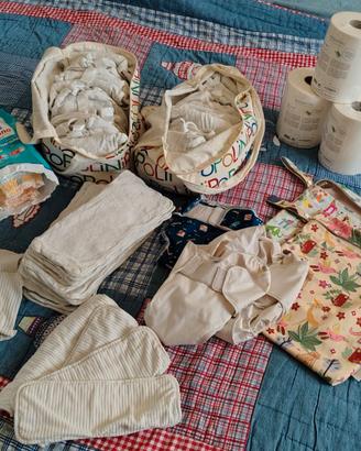 Set 20 Pannolini lavabili Popolini completo plus