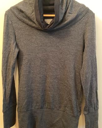 Dolcevita donna XS ICEBREAKER grigio scuro/nero