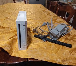 Console Wii, barra sensore e cavi