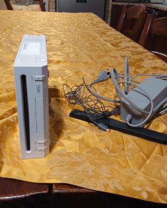 Console Wii, barra sensore e cavi