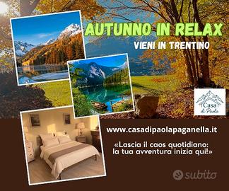 Casa vacanze autunno in Trentino