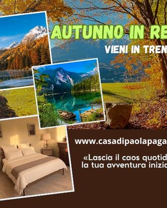 Casa vacanze autunno in Trentino