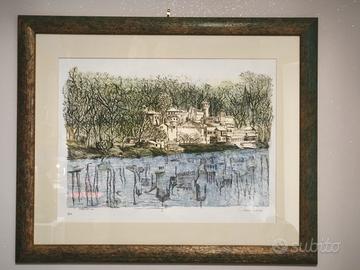 Quadro Castello del Valentino Torino di R.Sciacca