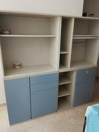 Credenza con vetrina  in blocco bella 