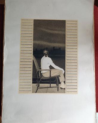 Litografia Tonelli, Donna alla finestra