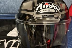 Casco Airoh Nero/Argento