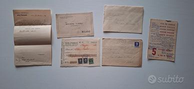 Lotto Documenti Antichi Viterbo e Storia Postale