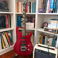 chitarra washburn rossa