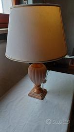 Lampada da tavolo vintage con paralume