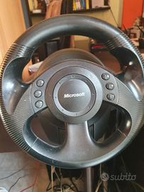 Volante e pedaliera Microsoft Sidewinder