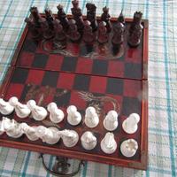 SCACCHIERA CINESE  con pezzi in marmo