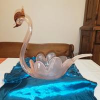 Cigno in vetro di Murano