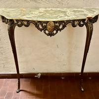 Elegante Consolle ingresso in ottone vintage