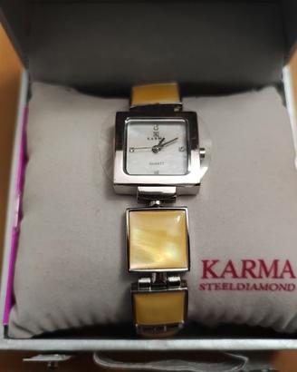 Orologio gioiello donna Karma brillantini