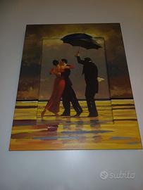 Quadro "the singing Butler" con cornice dipinta