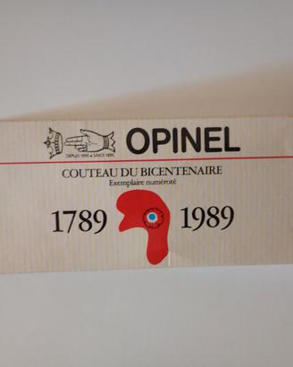 coltello opinel bicentenario