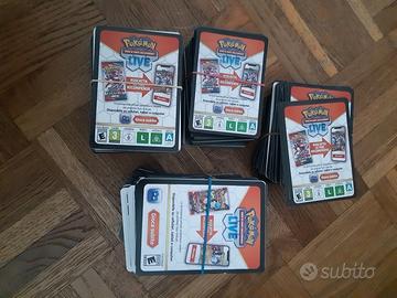 Pokémon: 1200 carte dei codici Pokémon TCGO LIVE