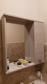 Mobile specchio bangno con LED