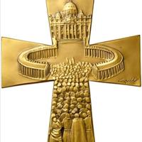 Angelo Grilli scultura croce Giubileo Anno 2000