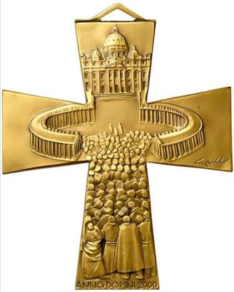 Angelo Grilli scultura croce Giubileo Anno 2000