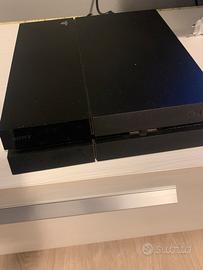 PS4 console + joystick