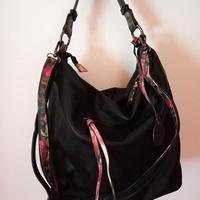 Borsa in pelle nera