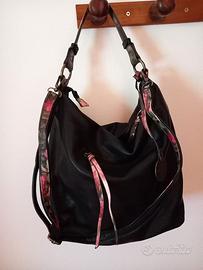Borsa in pelle nera