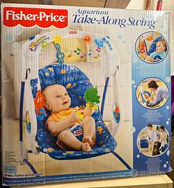 Altalena sdraietto acuarium Fisher Price