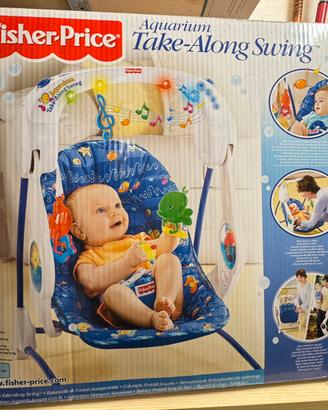 Altalena sdraietto acuarium Fisher Price