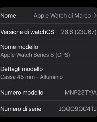 Apple Watch 45 mm Serie 8