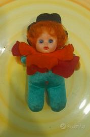 Set tre bamboline vintage Fiammiferino e altre