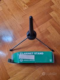 clarinetto,  piedistallo 