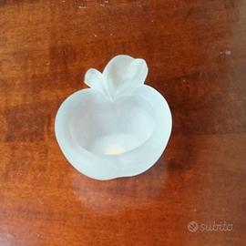 Bomboniera in vetro a forma posacenere cm. 10x10